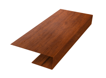 картинка J-Профиль 12мм 0,45 Print-Double Premium Golden Wood Fresh (2м) Центр Кровли