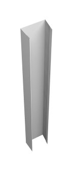 картинка Крепежная планка верхняя Texas 0,5 Satin RAL 9003 сигнальный белый (2,5м) Центр Кровли