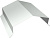 Парапетная крышка угольная 150мм Grand Line 0,5 ПЭ слим с пленкой RAL 9003 сигнальный белый (3м) Центр Кровли