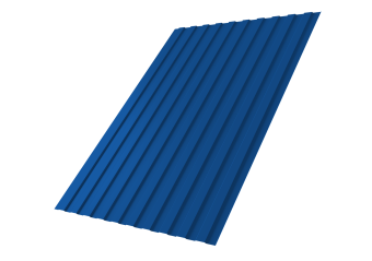 картинка Профнастил С8B v01 Grand Line 0,45 PE RAL 5005 сигнальный синий Центр Кровли