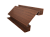 Планка угла внутреннего сложного БХ new 0,45 Print Elite Choco Wood TwinColor (2м) Центр Кровли