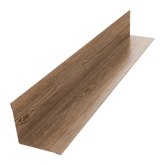 картинка Угол внутренний 40х40 0,45 Print Elite White Wood TwinColor (2м) Центр Кровли