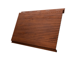 картинка Софит Вертикаль 0,2 Grand Line gofr 0,45 Print Premium с пленкой Golden Wood Fresh TwinColor Центр Кровли
