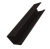 Крышка жалюзи Milan Slim 0,45 Drap-double TX RAL 9005 черный (2м) Центр Кровли