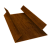 картинка Планка угла внутреннего составная верхняя 0,45 Print-Double Premium Golden Wood Intense F (2м) Центр Кровли Планка угла внутреннего составная верхняя 0,45 Print-Double Premium Golden Wood Intense F (2м) Центр Кровли