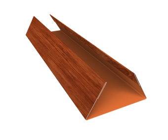 фото Планка стыковочная составная нижняя 0,45 Print Elite Rowan TwinColor (2м) Центр Кровли картинка Планка стыковочная составная нижняя 0,45 Print Elite Rowan TwinColor (2м) Центр Кровли