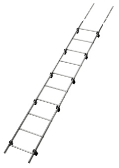 картинка Лестница кровельная Grand Line RAL 9006 2,76м Центр Кровли