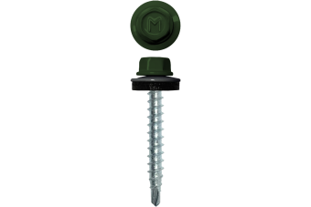 картинка Саморез кровельный Daxmer 4,8х29 (250шт) сверло №1 RAL 6002 Центр Кровли