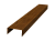 Крышка 30х20 жалюзи Texas 0,45 Print Elite Golden Wood TwinColor (2м) Центр Кровли