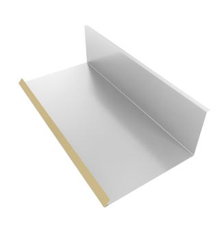 фото Планка примыкания нижняя к трубе 130х240 0,45 PE с пленкой RAL 1014 слоновая кость (2м) Центр Кровли картинка Планка примыкания нижняя к трубе 130х240 0,45 PE с пленкой RAL 1014 слоновая кость (2м) Центр Кровли