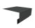 Планка околооконная сложная 200х75х18 (j-фаска) 0,5 Velur X RAL 7016 антрацитово-серый (3м) Центр Кровли
