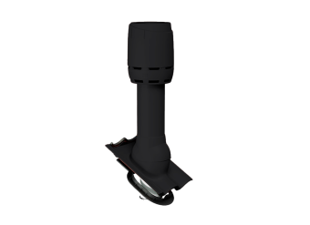 фото Дефлектор вытяжной вентиляции для волновой черепицы (h 700 мм, d 160 мм) Франкфуртская, Таунус черный Центр Кровли картинка Дефлектор вытяжной вентиляции для волновой черепицы (h 700 мм, d 160 мм) Франкфуртская, Таунус черный Центр Кровли