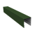 Планка боковая для забора из сайдинга (Блок-хаус new) 0,5 Satin Matt TX RAL 6020 хромовая зелень (2,5м) Центр Кровли