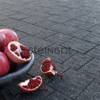 картинка Плитка тротуарная Steingot Granit Premium Гранито высота 60мм Ombra частичный прокрас Центр Кровли