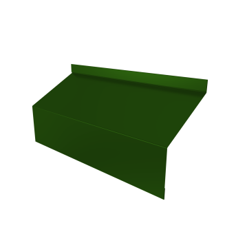 картинка Ламель забора жалюзи Milan/Milan new стартовая/финишная для калиток и ворот 0,45 PE RAL 6002 лиственно-зеленый Центр Кровли