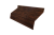 Ламель забора жалюзи Milan new gofr 0,45 Print-Double Premium с пленкой Cherry Wood Dark F Центр Кровли