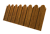 Профнастил C10A фигурный 0,45 Print Elite Golden Wood TwinColor Центр Кровли
