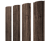 картинка Штакетник Полукруглый Slim с прямым резом 0,45 Print Premium Almond Wood Fresh Центр Кровли Штакетник Полукруглый Slim с прямым резом 0,45 Print Premium Almond Wood Fresh Центр Кровли
