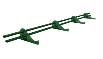 фото Снегозадержатель трубчатый Snow Kit RAL 6002 3м Центр Кровли картинка Снегозадержатель трубчатый Snow Kit RAL 6002 3м Центр Кровли