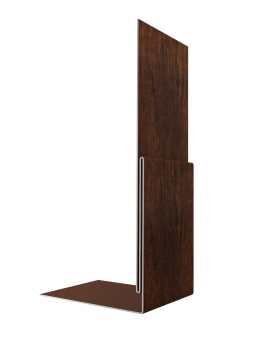 фото Планка приемная оконная 0,4 Print Premium Cherry Wood Dark FTC (3м) Центр Кровли картинка Планка приемная оконная 0,4 Print Premium Cherry Wood Dark FTC (3м) Центр Кровли