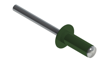 картинка Заклёпка вытяжная Daxmer 4,0х10 RAL 6002 (10х1000шт) ал/ст Центр Кровли