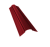 Планка конька фигурного 70x70 0,45 PE с пленкой RAL 3003 рубиново-красный (3м) Центр Кровли