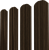 картинка Штакетник Twin XL фигурный Grand Line 0,45 Print Elite Coffee Wood TwinColor Центр Кровли Штакетник Twin XL фигурный Grand Line 0,45 Print Elite Coffee Wood TwinColor Центр Кровли