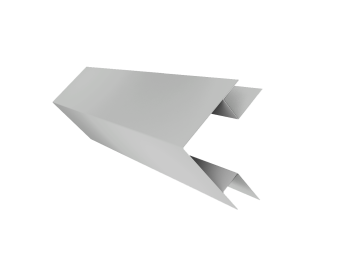 фото Угол внешний сложный фальц 0,45 Drap TX RAL 7047 телегрей 4 (2м) Центр Кровли картинка Угол внешний сложный фальц 0,45 Drap TX RAL 7047 телегрей 4 (2м) Центр Кровли