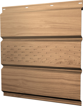 фото Софит металлический Классик v02 Grand Line центральная перфорация 0,45 Print Elite Honey Wood TwinColor Центр Кровли картинка Софит металлический Классик v02 Grand Line центральная перфорация 0,45 Print Elite Honey Wood TwinColor Центр Кровли