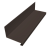 Планка примыкание нижнее к трубе для Кликфальц Pro 0,45 PE-Double с пленкой RR 32 темно-коричневый (3м) Центр Кровли