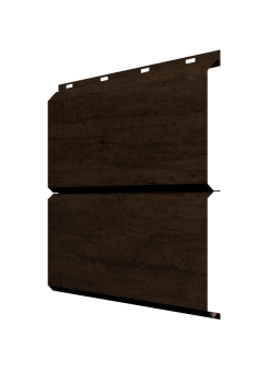 картинка Софит ЭкоБрус без перфорации 0,345 Grand Line 0,45 Print Elite Antique Wood TwinColor Центр Кровли