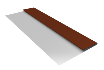 фото Планка стартовая БХ new 0,45 PE с пленкой RAL 3009 оксидно-красный (2м) Центр Кровли картинка Планка стартовая БХ new 0,45 PE с пленкой RAL 3009 оксидно-красный (2м) Центр Кровли