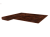 Планка завершающая 0,45 Print Elite Cherry Wood TwinColor (2м) Центр Кровли