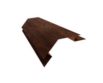 картинка Планка угла внешнего сложного 135 градусов Экобрус Grand Line 0,45 Print Premium Cherry Wood Dark FTC (3м) Центр Кровли