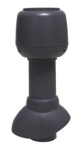 фото Выход канализации вентиляционный Vilpe Flow 110/300/H серый Центр Кровли картинка Выход канализации вентиляционный Vilpe Flow 110/300/H серый Центр Кровли