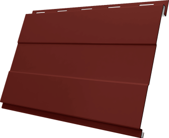 картинка Вертикаль 0,2 prof Grand Line 0,5 Satin с пленкой RAL 3009 оксидно-красный Центр Кровли