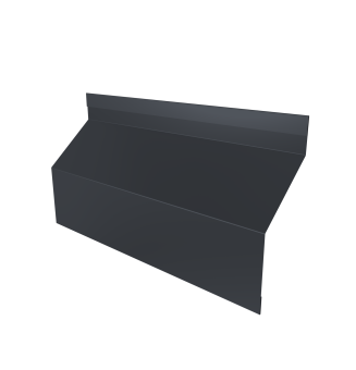 фото Ламель забора жалюзи Milan Slim стартовая/финишная для калиток и ворот 0,45 Drap TwinColor RAL 7024 мокрый асфальт Центр Кровли картинка Ламель забора жалюзи Milan Slim стартовая/финишная для калиток и ворот 0,45 Drap TwinColor RAL 7024 мокрый асфальт Центр Кровли