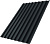 картинка Профнастил С20B Grand Line 0,5 GreenCoat Pural БТ матовый RR2H3 (RAL 7016 антрацитово-серый) Центр Кровли Профнастил С20B Grand Line 0,5 GreenCoat Pural БТ матовый RR2H3 (RAL 7016 антрацитово-серый) Центр Кровли