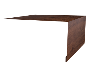 картинка Планка околооконная простая 250х50 0,45 Print Premium Cherry Wood Fresh TwinColor (2м) Центр Кровли