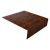 Планка околооконная простая 200х50 0,45 Print-Double Premium Cherry Wood Fresh (2м) Центр Кровли
