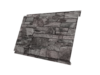 картинка Софит Вертикаль 0,2 Grand Line classic 0,45 Print Elite с пленкой Fine Stone TwinColor Центр Кровли