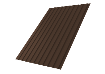 фото Профнастил С8B v03 Grand Line 0,45 PE-Double RAL 8017 шоколад Центр Кровли картинка Профнастил С8B v03 Grand Line 0,45 PE-Double RAL 8017 шоколад Центр Кровли