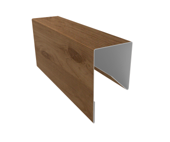 картинка Планка П-образная заборная 17 0,45 Print Premium Pine Wood Fresh (2,5м) Центр Кровли