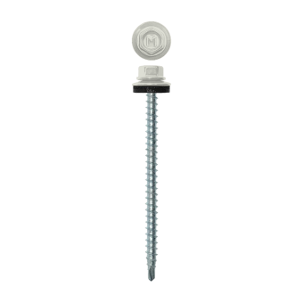 картинка Саморез кровельный Daxmer 4,8х70 (100шт) сверло №1 RAL 9002 Центр Кровли