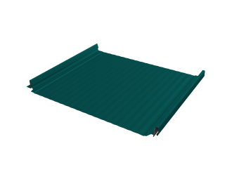 картинка Кликфальц Pro Gofr Grand Line 0,45 PE с пленкой на замках RAL 5021 водная синь Центр Кровли