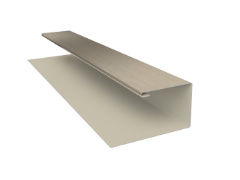 картинка Планка П-образная Экобрус Grand Line 0,45 Print Elite Milky Wood TwinColor (3м) Центр Кровли