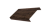 Ламель обратная 150 забора жалюзи Texas 0,45 Print Elite с пленкой Antique Wood TwinColor Центр Кровли