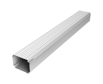 картинка Труба гофрированная Vortex Lite 76х102х1000мм PE RAL 9003 сигнальный белый Центр Кровли