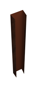 картинка Крепежная планка верхняя Texas 0,45 Print Elite Cherry Wood TwinColor (2м) Центр Кровли
