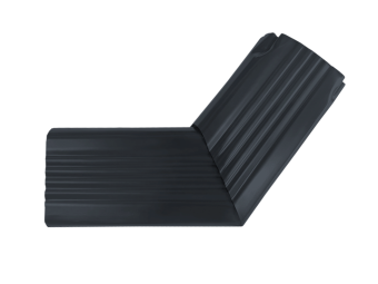 фото Колено трубы гофрированное боковое правое Vortex Lite Matt 76х102мм RAL 7024 мокрый асфальт Центр Кровли картинка Колено трубы гофрированное боковое правое Vortex Lite Matt 76х102мм RAL 7024 мокрый асфальт Центр Кровли